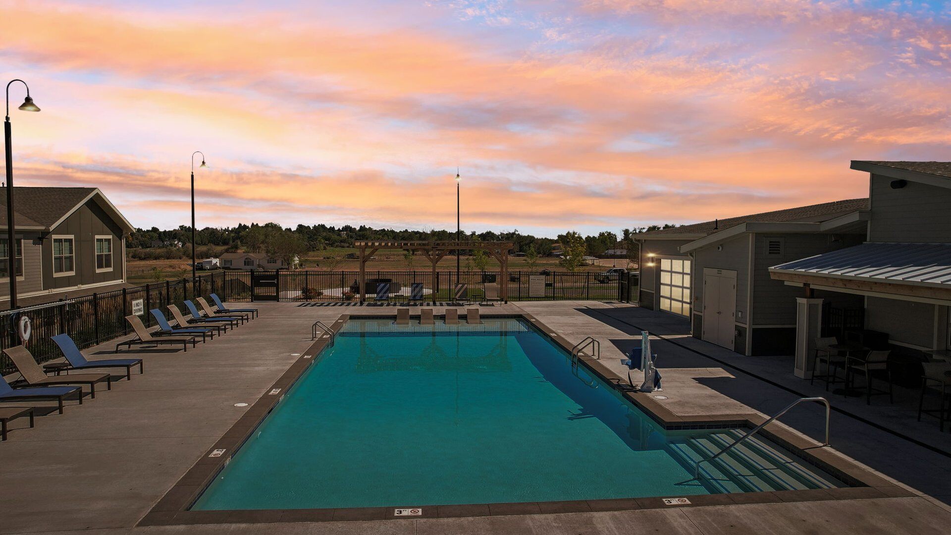 Authentix Greeley Sunset Edit Pool